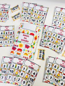 Matemática: bingo de divisão