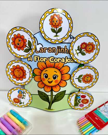 Luva “Laranjinha, A florzinha corajosa”