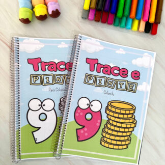 Trace e pinte numerais