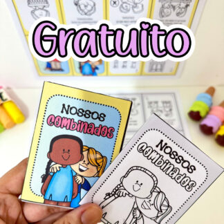 Livrinho para colorir Nossos combinados