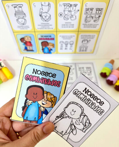 Livrinho para colorir Nossos combinados - Image 3