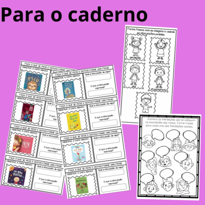 Kit atividades interjeição - Image 9