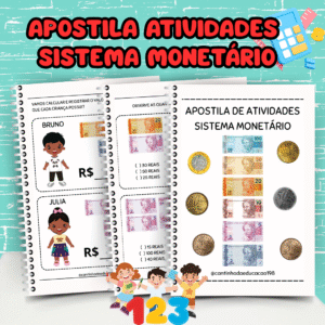 💰 Apostila Sistema Monetário para Imprimir – Atividades PDF de Matemática Infantil
