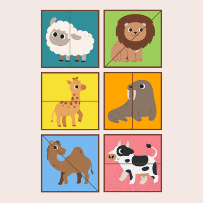 🎉 QUEBRA-CABEÇA DOS ANIMAIS 🐶🐘 - Image 4