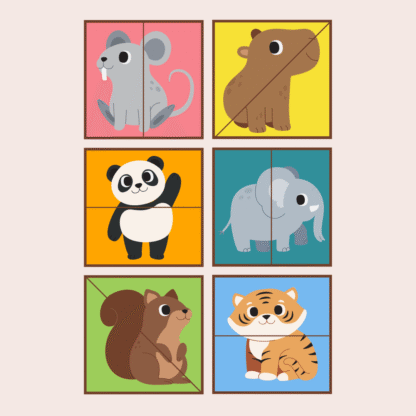 🎉 QUEBRA-CABEÇA DOS ANIMAIS 🐶🐘 - Image 3
