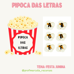 Pipoca das letras