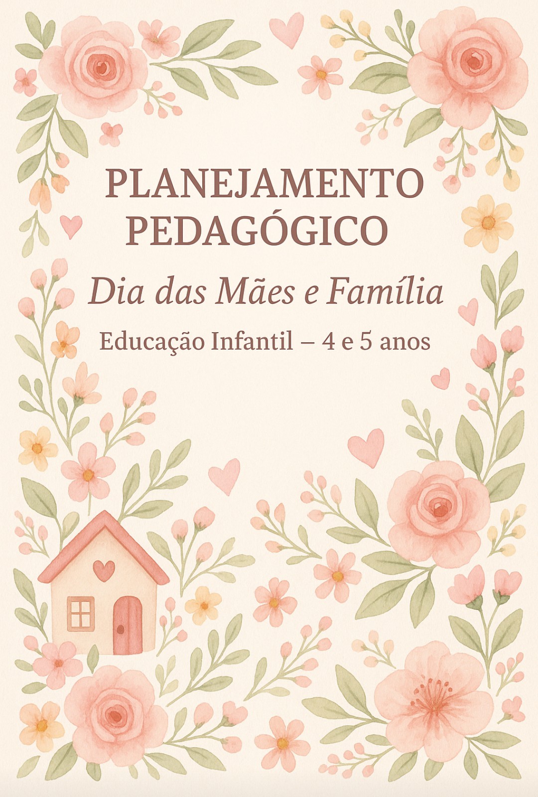 PLANEJAMENTO PEDAGÓGICO-Dia das Mães e Família