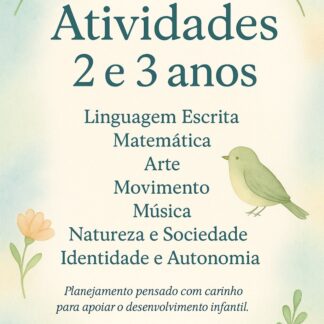 ATIVIDADES 2 e 3 ANOS -GRADE CURRICULAR