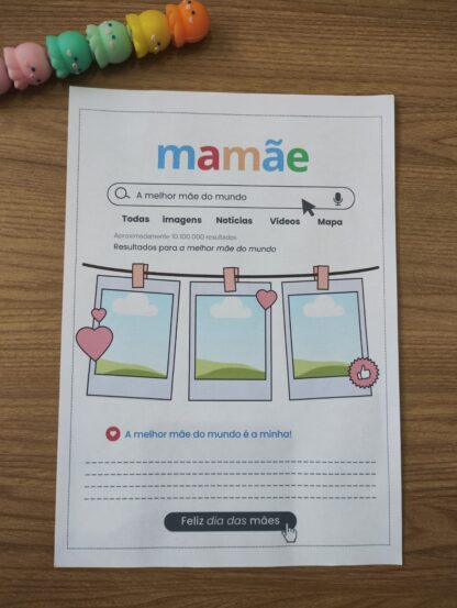 Atividade Mamãe Google