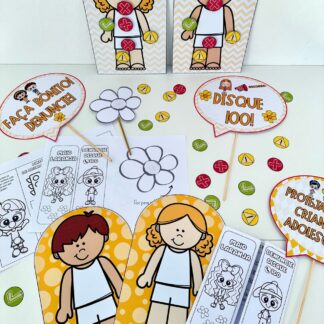KIT TEMA MAIO LARANJA PARA AS CRIANÇAS DA EDUCAÇÃO INFANTIL