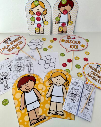 KIT TEMA MAIO LARANJA PARA AS CRIANÇAS DA EDUCAÇÃO INFANTIL - Image 7