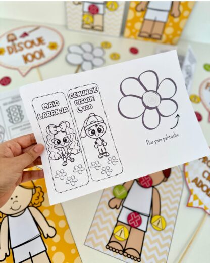 KIT TEMA MAIO LARANJA PARA AS CRIANÇAS DA EDUCAÇÃO INFANTIL - Image 10