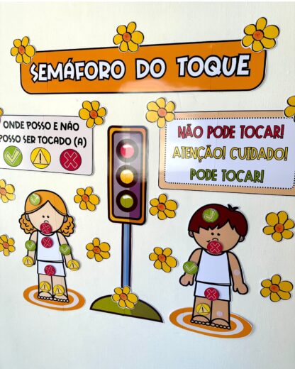 🚨PAINEL INTERATIVO SEMÁFORO DO TOQUE - MAIO LARANJA - Image 3
