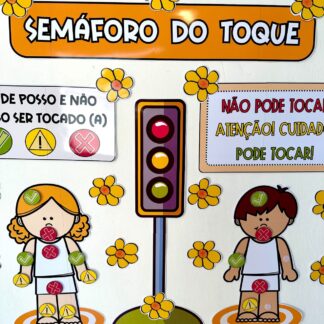 🚨PAINEL INTERATIVO SEMÁFORO DO TOQUE - MAIO LARANJA