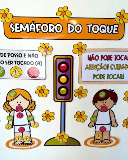 🚨PAINEL INTERATIVO SEMÁFORO DO TOQUE - MAIO LARANJA