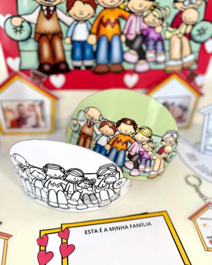 KIT LEMBRANCINHAS E MOLDURA PARA FOTO TEMA DIA DA FAMÍLIA. - Image 2