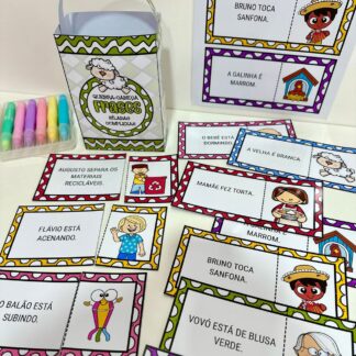 Quebra-cabeça das Frases Sílabas Complexas