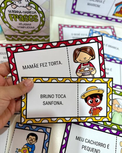 Quebra-cabeça das Frases Sílabas Complexas - Image 4