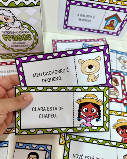 Quebra-cabeça das Frases Sílabas Complexas - Image 3
