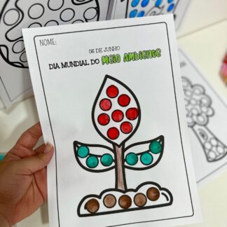 Atividade pintura Sensorial
