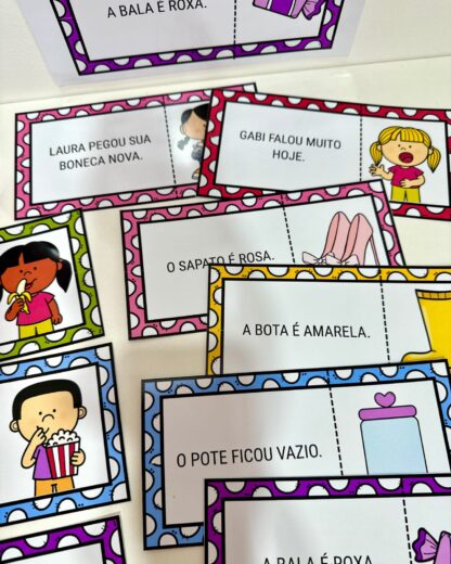 QUEBRA-CABEÇA DAS FRASES - SÍLABAS SIMPLES - Imagem 6