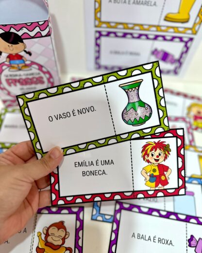 QUEBRA-CABEÇA DAS FRASES - SÍLABAS SIMPLES - Imagem 8