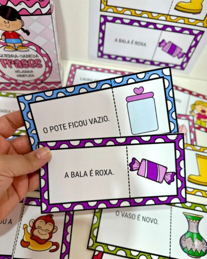 QUEBRA-CABEÇA DAS FRASES - SÍLABAS SIMPLES - Imagem 10