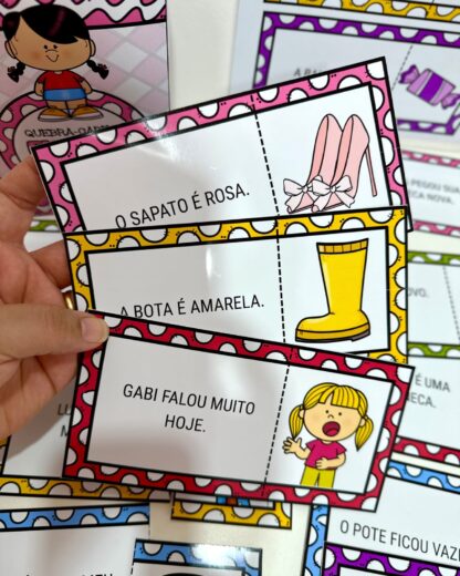 QUEBRA-CABEÇA DAS FRASES - SÍLABAS SIMPLES - Imagem 12