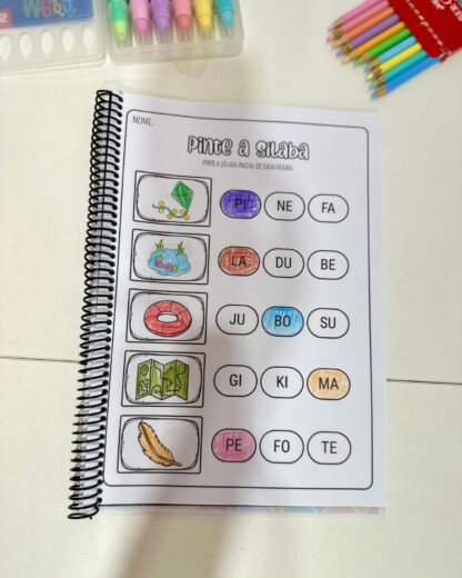 APOSTILA “PINTE A SÍLABA ” - Imagem 5