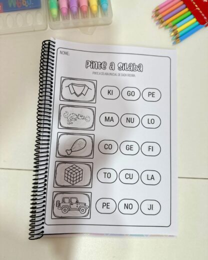 APOSTILA “PINTE A SÍLABA ” - Imagem 6