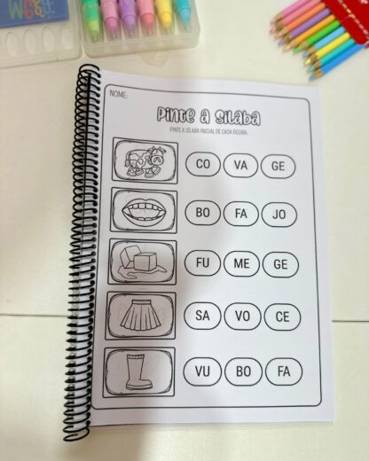 APOSTILA “PINTE A SÍLABA ” - Imagem 8