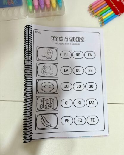 APOSTILA “PINTE A SÍLABA ” - Imagem 9