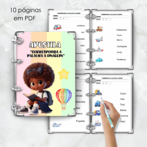 🧠📚 Apostila Corresponda a Palavra à Imagem