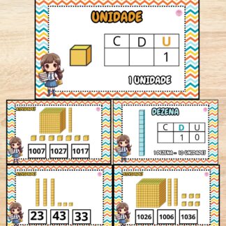 Fichas de Atividades com Material Dourado