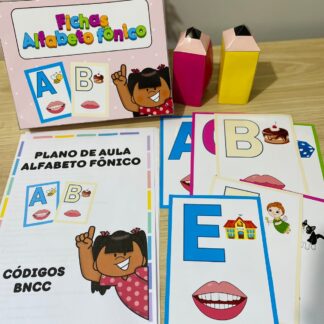 Fichas Alfabeto Fônico + Plano de Aula