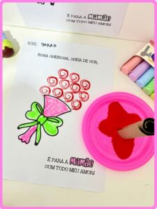Atividade Dia das Mães Buquê