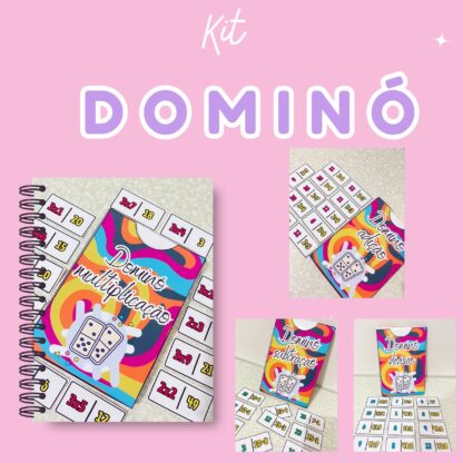 Kit Jogo de Dominó: Aprenda Brincando! 