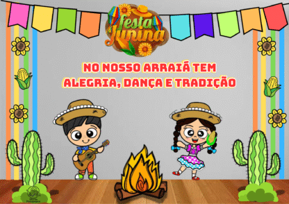 painel festa junina