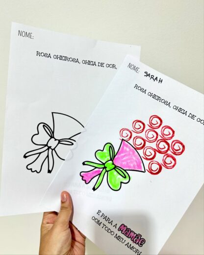 Dia das Mães – Buquê Encantado para Colorir e Criar! - Image 4