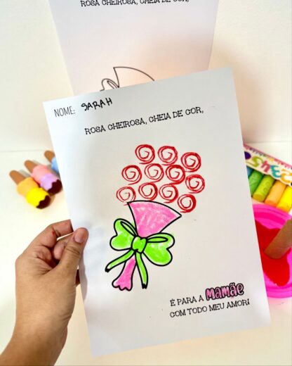 Dia das Mães – Buquê Encantado para Colorir e Criar! - Image 5