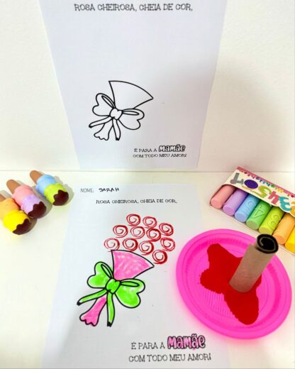 Dia das Mães – Buquê Encantado para Colorir e Criar! - Image 7