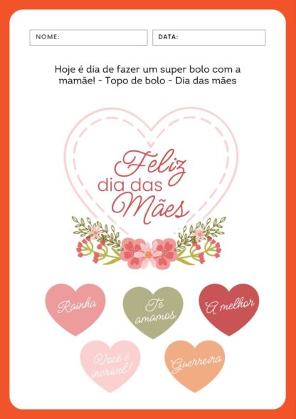 Atividades Temáticas – Dia das Mães - Image 2