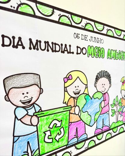 Cartaz para Colorir – Tema Meio Ambiente - Image 7