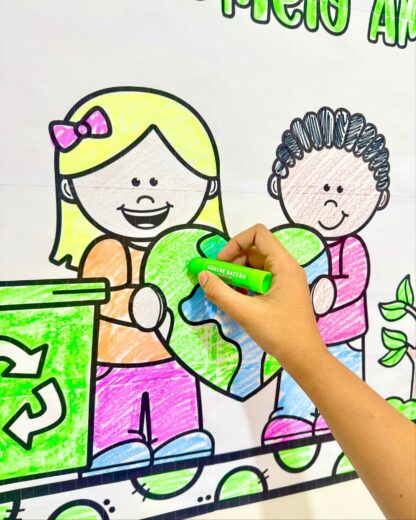 Cartaz para Colorir – Tema Meio Ambiente - Image 8