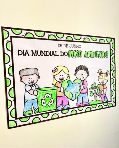 Cartaz para Colorir – Tema Meio Ambiente - Image 9
