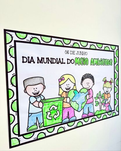 Cartaz para Colorir – Tema Meio Ambiente - Image 3