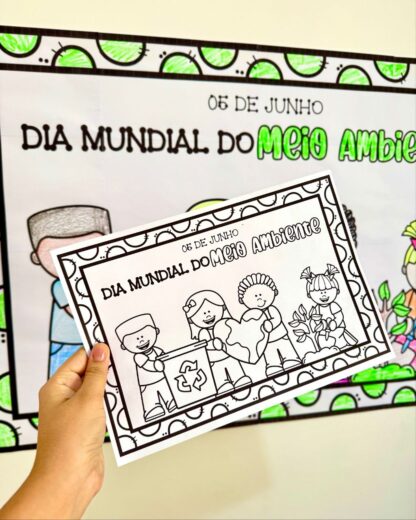 Cartaz para Colorir – Tema Meio Ambiente - Image 4