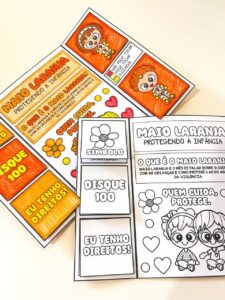 Lapbook maio laranja