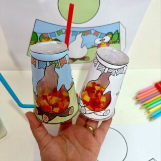 Fogueira no Copo – Recurso para a Festa Junina