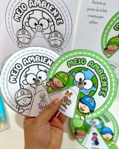 Roleta Meio Ambiente – Educação Infantil